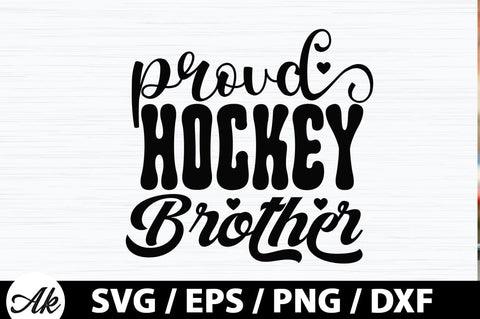 Proud hockey brother Retro SVG SVG akazaddesign 