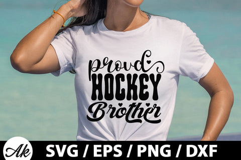 Proud hockey brother Retro SVG SVG akazaddesign 