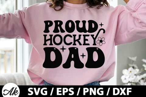 Proud hockey dad Retro SVG SVG akazaddesign 