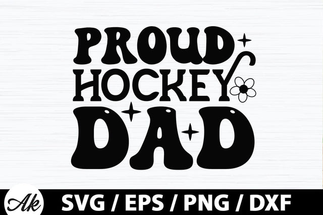 Proud hockey dad Retro SVG SVG akazaddesign 