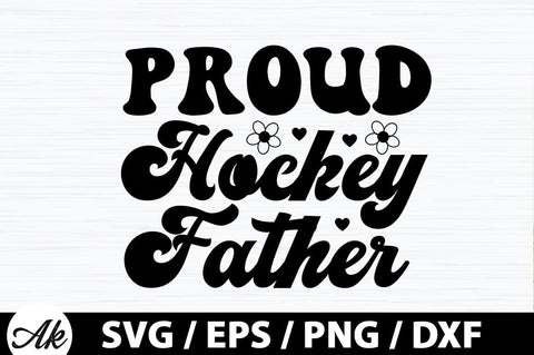 Proud hockey father Retro SVG SVG akazaddesign 