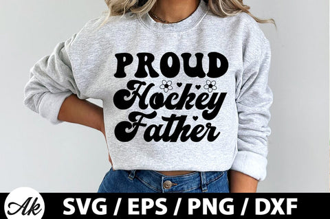Proud hockey father Retro SVG SVG akazaddesign 