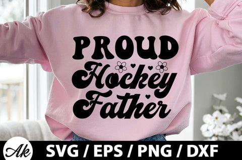 Proud hockey father Retro SVG SVG akazaddesign 