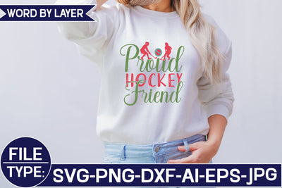 Proud Hockey Friend SVG Cut File SVG Studio Innate 