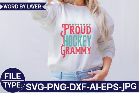 Proud Hockey Grammy SVG Cut File SVG Studio Innate 