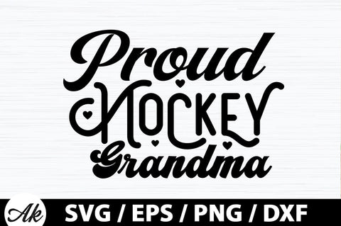 Proud hockey grandma Retro SVG SVG akazaddesign 