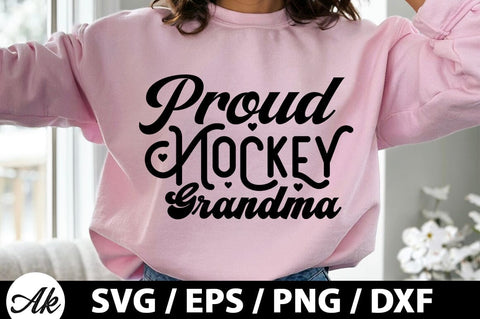 Proud hockey grandma Retro SVG SVG akazaddesign 