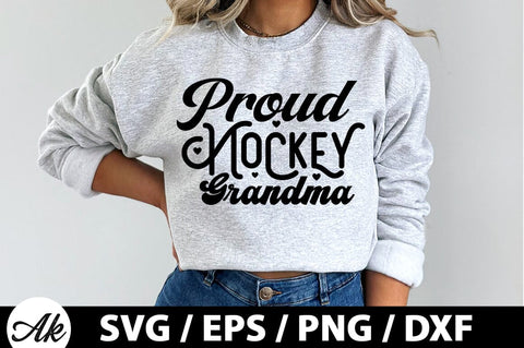 Proud hockey grandma Retro SVG SVG akazaddesign 