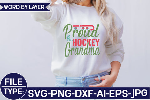 Proud Hockey Grandma SVG Cut File SVG Studio Innate 