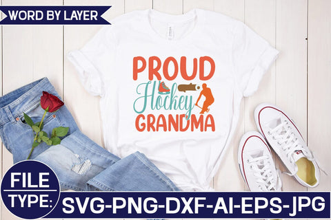 Proud Hockey Grandma SVG Cut File SVG Studio Innate 