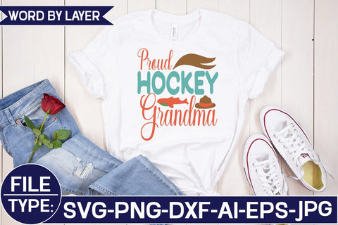Proud Hockey Grandma SVG Cut File SVG Studio Innate 