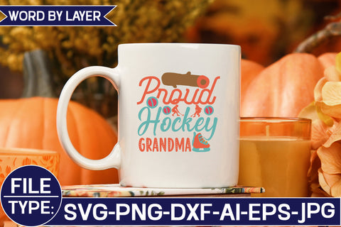 Proud Hockey Grandma SVG Cut File SVG Studio Innate 
