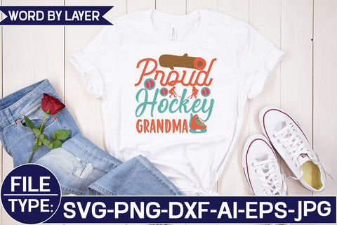 Proud Hockey Grandma SVG Cut File SVG Studio Innate 