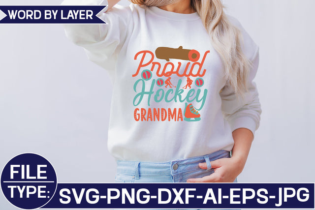 Proud Hockey Grandma SVG Cut File SVG Studio Innate 
