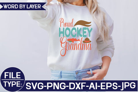 Proud Hockey Grandma SVG Cut File SVG Studio Innate 