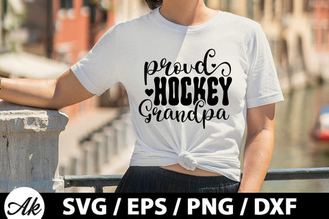 Proud hockey grandpa Retro SVG SVG akazaddesign 