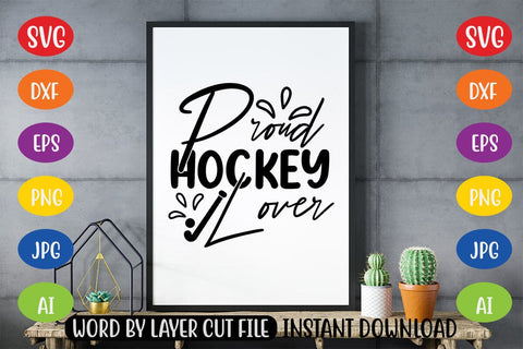 Proud Hockey Lover SVG MStudio 