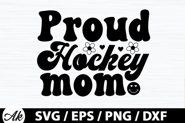 Proud hockey mom Retro SVG SVG akazaddesign 