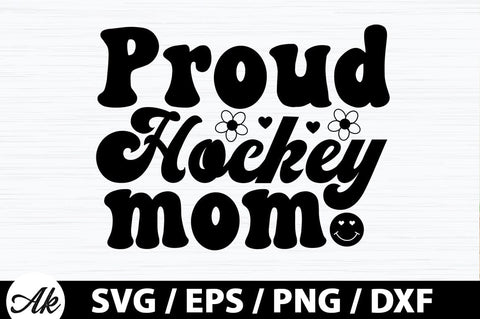 Proud hockey mom Retro SVG SVG akazaddesign 