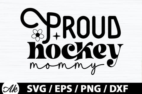 Proud hockey mommy Retro SVG SVG akazaddesign 