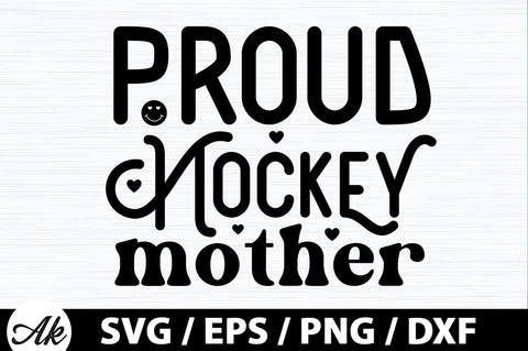 Proud hockey mother Retro SVG SVG akazaddesign 