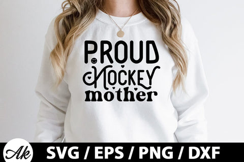 Proud hockey mother Retro SVG SVG akazaddesign 