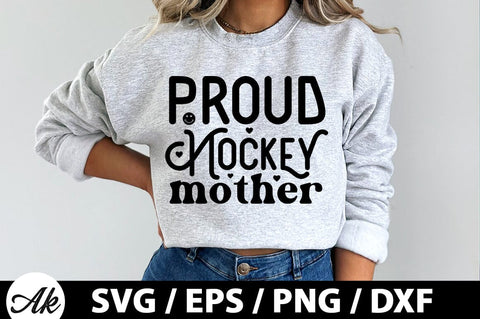 Proud hockey mother Retro SVG SVG akazaddesign 
