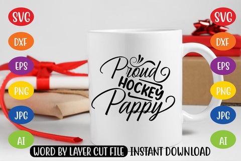 Proud Hockey Pappy SVG MStudio 