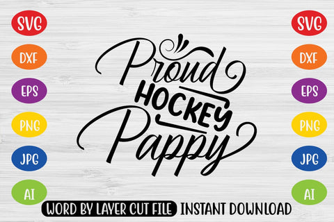 Proud Hockey Pappy SVG MStudio 