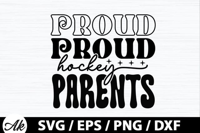 Proud hockey parents Retro SVG SVG akazaddesign 