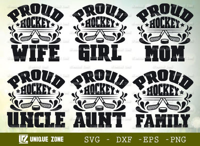 Proud Hockey SVG Bundle | Boss Svg | Lover Svg | Player Svg | Coach Svg | Leader Svg | Teacher Svg SVG Unique Zone 