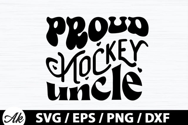 Proud hockey uncle Retro SVG SVG akazaddesign 