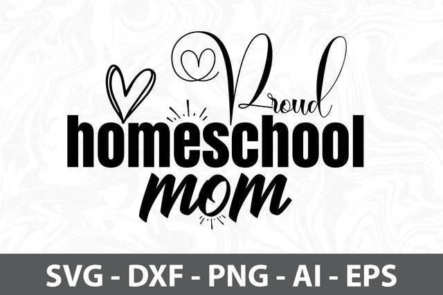 Proud homeschool mom SVG SVG orpitasn 
