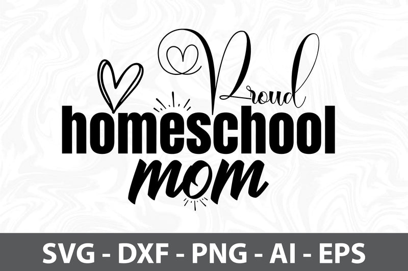 Proud homeschool mom SVG SVG orpitasn 