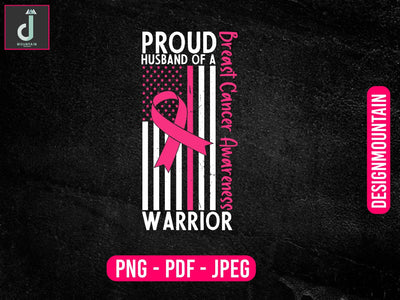 proud husband of a warrior breast cancer awareness svg, Cancer SVG Bundle, Cancer SVG, Cancer Awareness svg, Breast Cancer svg SVG Alihossainbd 