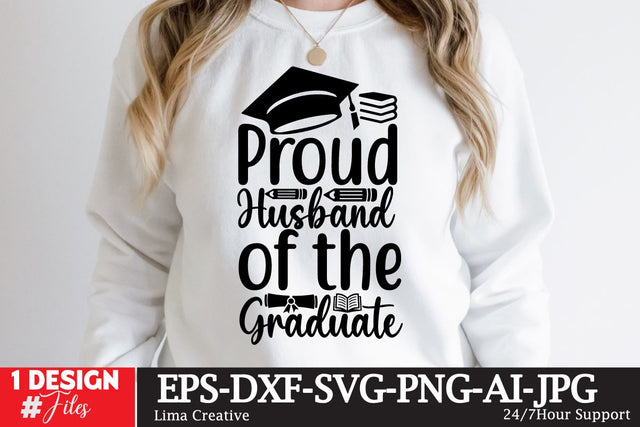 Proud Husbend Of The Craduate SVG Cute File,Graduation Sublimation PNG,Graduation T-shirt Design,Graduation Vector,Graduation Clip Art,Graduation SVG BUndle,Graduation Retro SVG Insomnia Std 