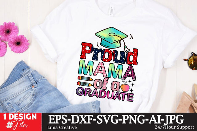 Proud Mama of a Graduate Sublimation PNG Design, Graduation SVG Design, Graduation T-shirt DEsign, Graduation Retro ,Graduation Clip Art, Sublimation Insomnia Std 