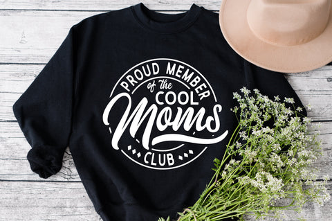 Proud Member Of The cool Moms Club svg, Badass Mom svg, Cool Moms svg, funny mom svg, sassy svg, Printable svg, Cricut svg SVG Fauz 