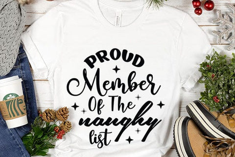 Proud Member Of The Naughy List SVG Angelina750 