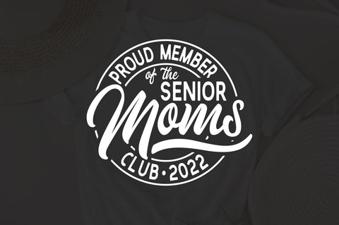 Proud Member Of The senior Moms Club svg, Badass Mom svg, Cool Moms svg, funny mom svg, sassy svg, Printable svg, Cricut svg SVG Fauz 