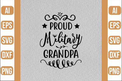 Proud Military Grandpa svg SVG shah alam 