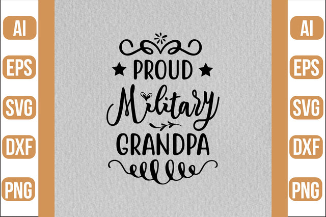 Proud Military Grandpa svg SVG shah alam 