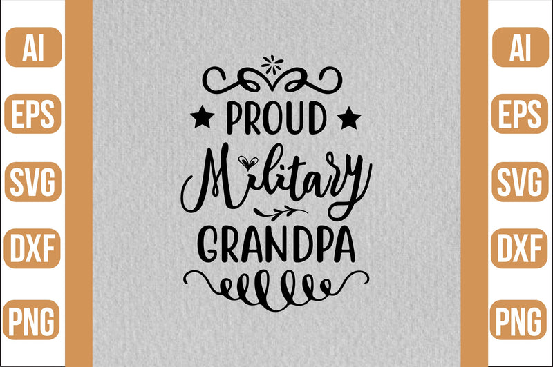 Proud Military Grandpa svg SVG shah alam 