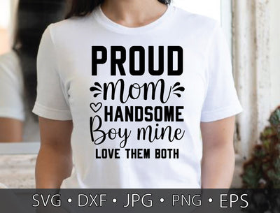 proud mom handsome boy mine love them both SVG md faruk hossain 