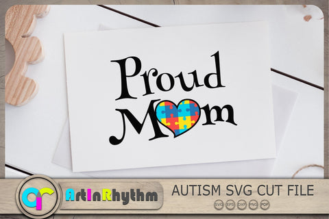 Proud Mom Svg, Autism Svg, Autism Awareness Svg, Autism Shirt Design SVG Artinrhythm shop 