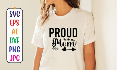 Proud Mom SVG Cut File SVG Syaman 