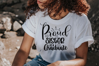 Proud Sister of a Graduate svg SVG orpitasn 