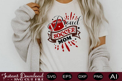 Proud Soccer Mom svg SVG designmaster24 
