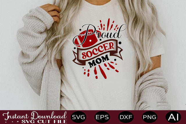 Proud Soccer Mom svg SVG designmaster24 