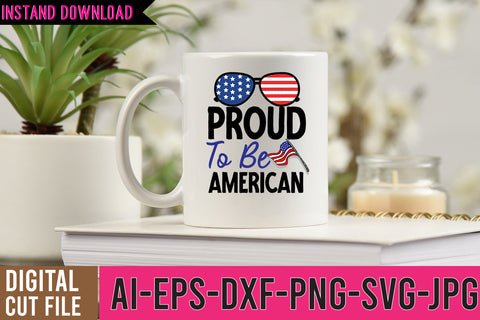 Proud to be American SVG Cut File SVG BlackCatsMedia 